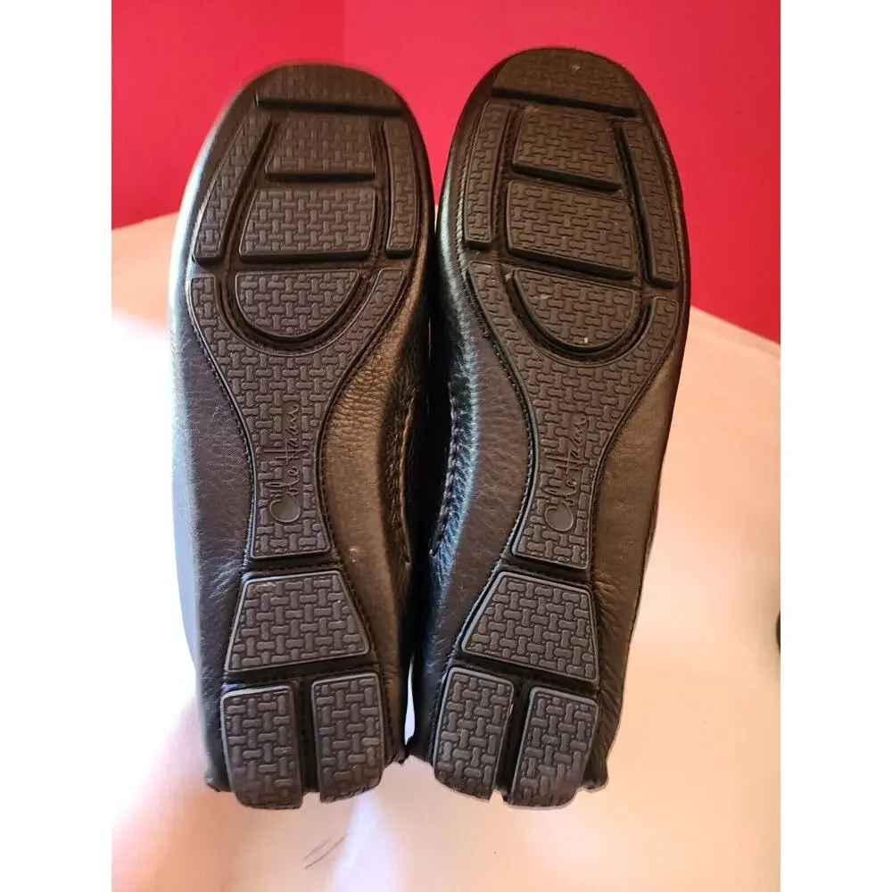 Cole Haan Howland Men's Size 10.5 M Black Leather Slip On Loafer Shoes C04535